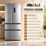 Chel 439L French Door Stainless Refrigerator