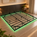 Black Metal Bed Frame KING - Image 2