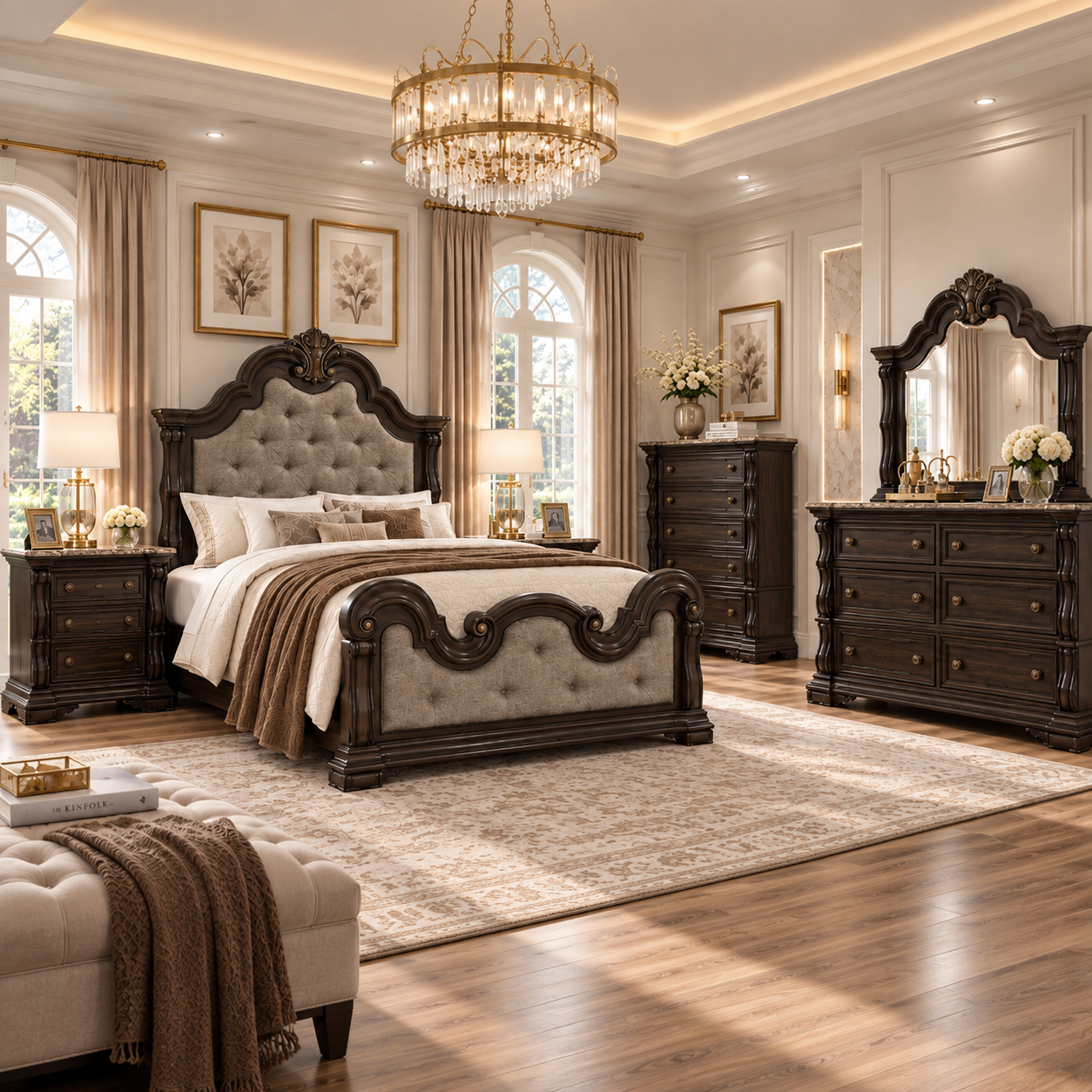 c102b98e-d522-412d-8042-5ba1eacbf272 Brown Mileyna Bedroom Set QUEEN - Image 1