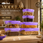 Chel Modular Glass Storage Set – 7PC