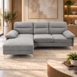 L Shaped Modern Sectional Sofa GREY