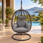 Patio Hanging Basket BROWN + GREY