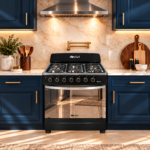 CHEL Black 6 Burner Gas Stove 30"