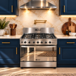 CHEL Stainless Steel 6 Burner Gas Stove 30"
