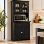 Microwave Oven Rack BLACK