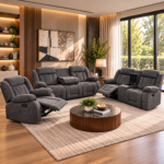 3+2+1 Manual Recliner GREY