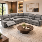 Dorian Corner Recliner Sofa Set