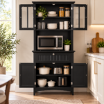 Microwave Oven Rack BLACK - Image 3