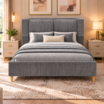 Iselys Full Size Bed Frame- GREY