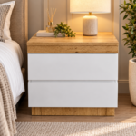 Night Stand 01 – Brown + White