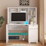 Computer Desk with Hutch & Drawer - Image 2