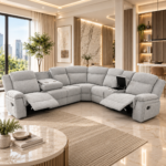 Manual LAF Sofa – Light Grey