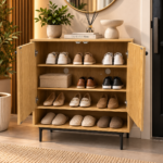 Shoe Cabinet- OAK - Image 2