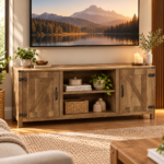 TV Storage Cabinet BROWN - Image 2