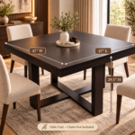 Dining Table BROWN - Image 2