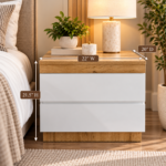 Night Stand 01 – Brown + White - Image 2
