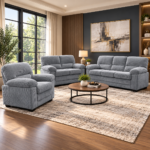 Lincoln Living Room Set GREY