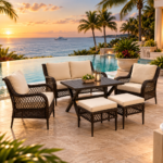 Bayview 6pc Wicker Set